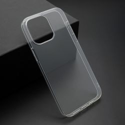 Futrola ultra tanki PROTECT silikon za iPhone 14 Pro Max providna (bela) (MS).