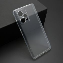 Futrola ultra tanki PROTECT silikon za Xiaomi Redmi Note 12 Pro Plus providna (bela) (MS).
