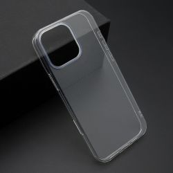 Futrola ultra tanki PROTECT silikon za iPhone 16 Pro Max (6.9) providna (bela) (MS).