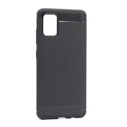 Silikonska futrola BRUSHED za Samsung A515F Galaxy A51 crna (MS).