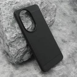 Silikonska futrola BRUSHED za Huawei Honor 200 Pro crna (MS).