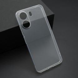 Futrola ultra tanki PROTECT silikon za Xiaomi Redmi 13C/Poco C65 providna (bela) (MS).