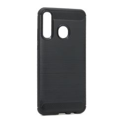 Silikonska futrola BRUSHED za Huawei P30 Lite/Nova 4e crna (MS).
