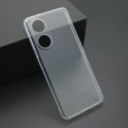 Futrola ultra tanki PROTECT silikon za OPPO A98 providna (bela) (MS).