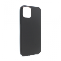 Silikonska futrola Skin za iPhone 12/12 Pro 6.1 mat crna.