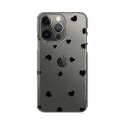 Silikonska futrola print Skin za iPhone 13 Pro Hearts.