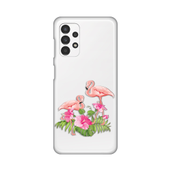 Silikonska futrola print Skin za Samsung A135 Galaxy A13 4G Flamingo.