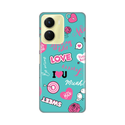 Silikonska futrola print za Vivo Y16 Love.