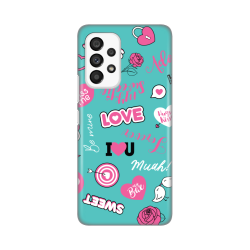 Silikonska futrola print za Samsung A536 Galaxy A53 5G Love.