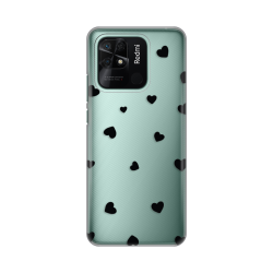 Silikonska futrola print Skin za Xiaomi Redmi 10C Hearts.