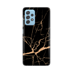 Silikonska futrola print za Samsung A525 Galaxy A52 4G/A526 Galaxy A52 5G/A528B Galaxy A52s 5G All Black.