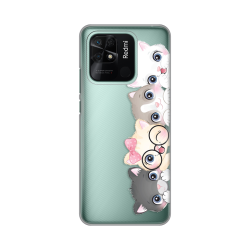 Silikonska futrola print Skin za Xiaomi Redmi 10C Cats.