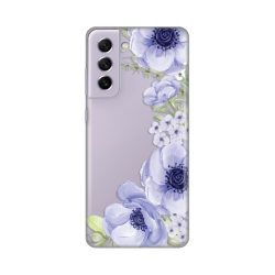 Silikonska futrola print Skin za Samsung G990 Galaxy S21 FE Blue Roses.