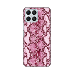 Silikonska futrola print za Huawei Honor X8 Pink Snake.