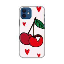 Silikonska futrola print za iPhone 12 6.1 Cherry.