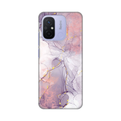 Silikonska futrola print za Xiaomi Redmi 12C Pink Marble.