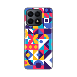 Silikonska futrola print Skin za Huawei Honor X8a Colorful Mosaic.