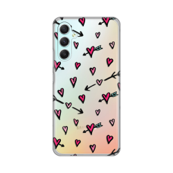 Silikonska futrola print Skin za Samsung Galaxy A34 5G 5G Heart Pattern.
