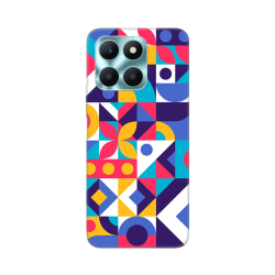 Silikonska futrola print Skin za Huawei Honor X6a Colorful Mosaic.
