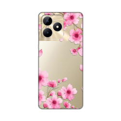 Silikonska futrola print Skin za Realme C53 Rose Flowers.