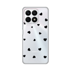 Silikonska futrola print Skin za Huawei Honor X8a Hearts.