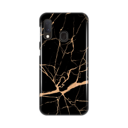 Silikonska futrola print za Samsung A202 Galaxy A20E All Black.