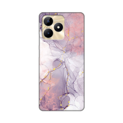 Silikonska futrola print za Realme C53 Pink Marble.