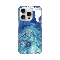Silikonska futrola print za iPhone 15 Pro 6.1 Blue Marble.