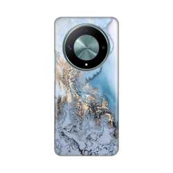 Silikonska futrola print za Huawei Honor Magic 6 lite Blue Gold Marble.