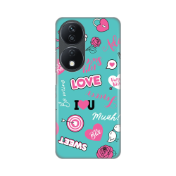 Silikonska futrola print za Huawei Honor X7b Love.