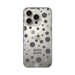 Silikonska futrola print Skin za iPhone 16 Pro Dottie Dottie Gray.