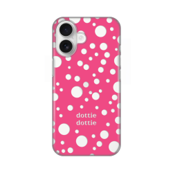 Silikonska futrola print Skin za iPhone 16 6.1 Dottie Dottie Pink.