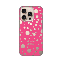Silikonska futrola print Skin za iPhone 16 Pro Dottie Dottie Pink.