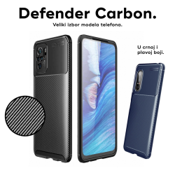 Futrola Defender Carbon za Samsung S936 Galaxy S25 Plus crna.