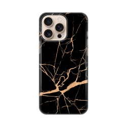 Silikonska futrola print za iPhone 16 Pro Max 6.9 All Black.