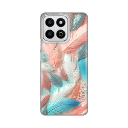 Silikonska futrola print za Huawei Honor 200 Smart/Honor X7c Pastel Feathers.