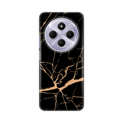 Silikonska futrola print za Xiaomi Redmi 14C/Redmi A4 All Black.