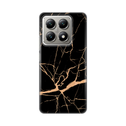 Silikonska futrola print za Xiaomi 14T All Black.