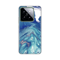 Silikonska futrola print za Xiaomi 14 Blue Marble.