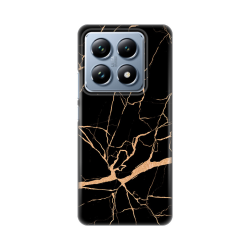Silikonska futrola print za Xiaomi 14T Pro All Black.