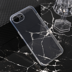 Silikonska futrola Ultra Thin za iPhone 16e Transparent.