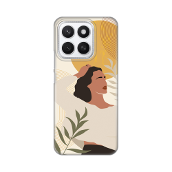 Silikonska futrola print Skin za Huawei Honor X8c Boho Girl.