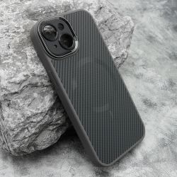 Futrola CARBON MagSafe za iPhone 15 siva (small camera) (MS).