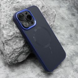 Futrola CARBON MagSafe za iPhone 15 Pro Max (6.7) plava (small camera) (MS).
