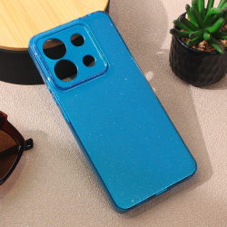 Futrola Sparkle Dust za Xiaomi Redmi Note 13 Pro 5G svetlo plava.
