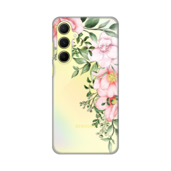 Silikonska futrola print Skin za Samsung A556 Galaxy A55 5G Gentle Rose Pattern.