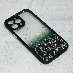 Futrola Frame Glitter za iPhone 13 Pro Max 6.7 crna.