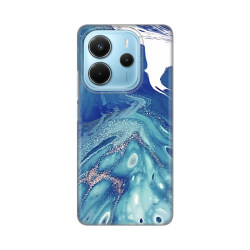 Silikonska futrola print za Xiaomi Redmi Note 14 4G (SRB) Blue Marble.