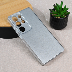 Futrola Sparkle Dust za Samsung S938 Galaxy S25 Ultra srebrna.