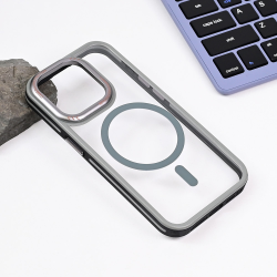 Futrola Magsafe Trendy za iPhone 15 Pro 6.1 siva.